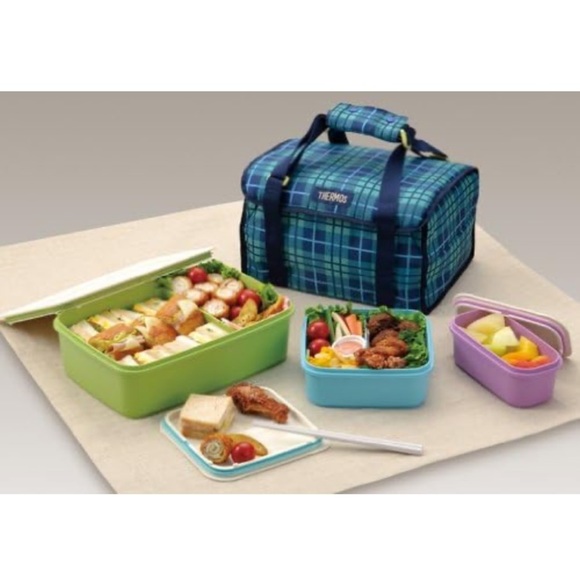 THERMOS family fresh lunch box [2] stage 3920ml Green DJF-4000 G (japan import) - Picture 3 of 8